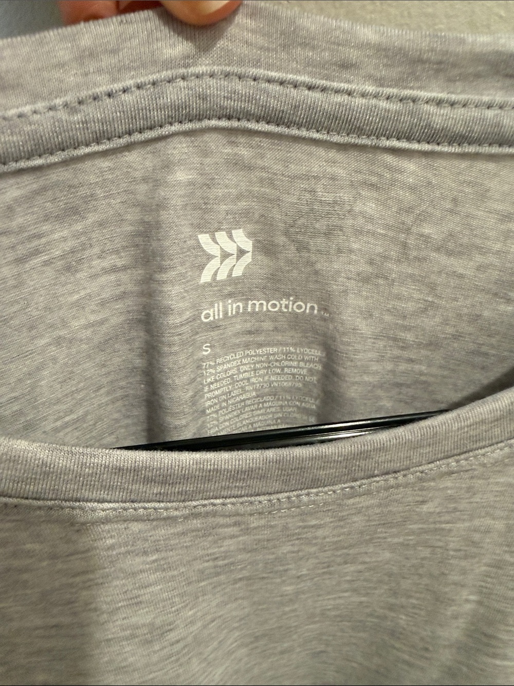 all in motion Light Heather Gray Long Sleeve Crew - Picture 2 of 7